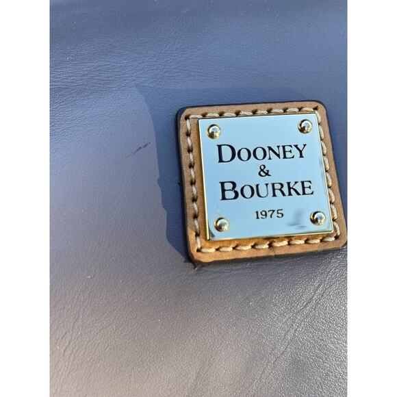 Dooney And Bourke Smooth Leather Celeste Large Satchel Gray Bag A384689 - Picture 5 of 6